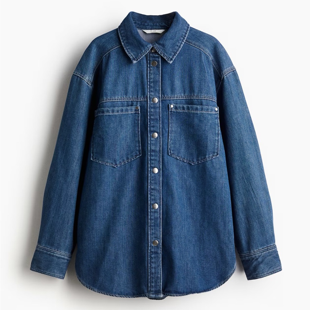 Loose Fit Denim Shirt